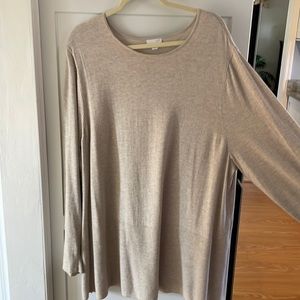 J.Jill cream sweater. Long sleeve